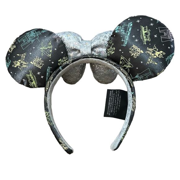 Disney Parks 100 Celebration Minnie Mouse Ears Disneyland Sparkle - Picture 2 of 5